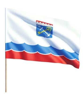 Флаг сетка, шелк 20*30 см