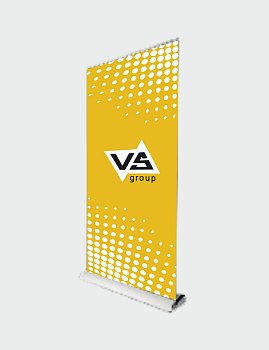 ROLL UP стенд Premium (капля) размер 120х200 (без полотна)